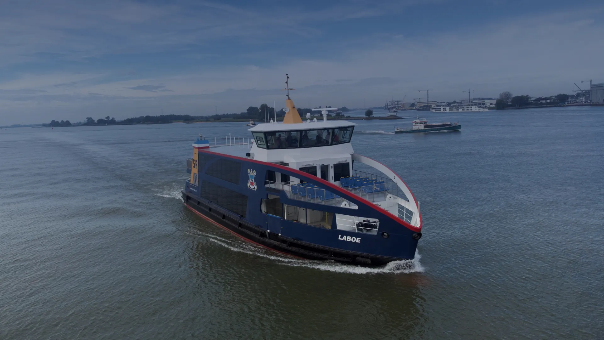 Elektrische veerboot als referentie voor efficiëntieverbetering.