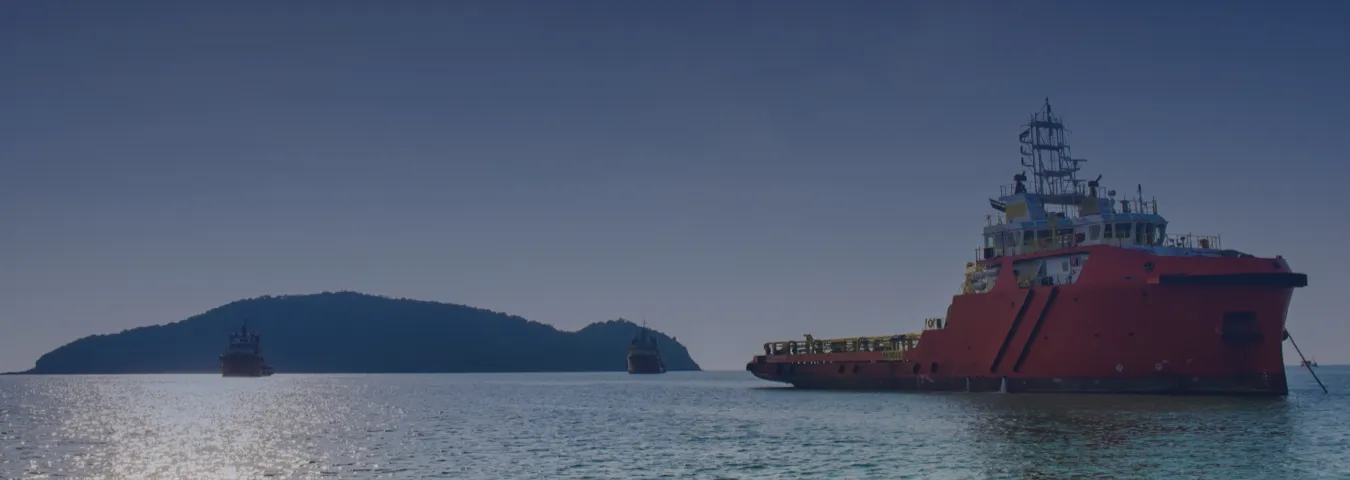 Het schip op deze afbeelding symboliseert onze partners met wie we de maritieme sector willen verduurzamen