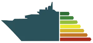 Dit schip staat symbool voor de services met betrekking tot het Ship Energy Efficiency Management Plan (SEEMP).