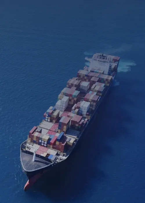 This vessel symbolizes Life Cycle Assessment (LCA) services, specifically designed for the needs of the shipping industry
